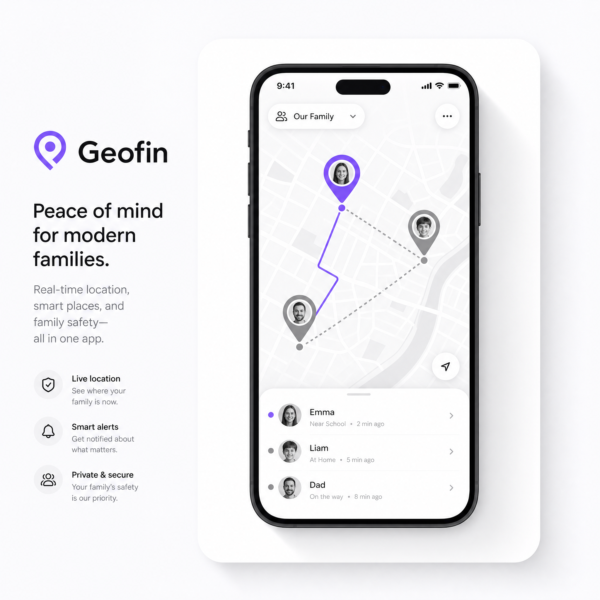 Geofin map view